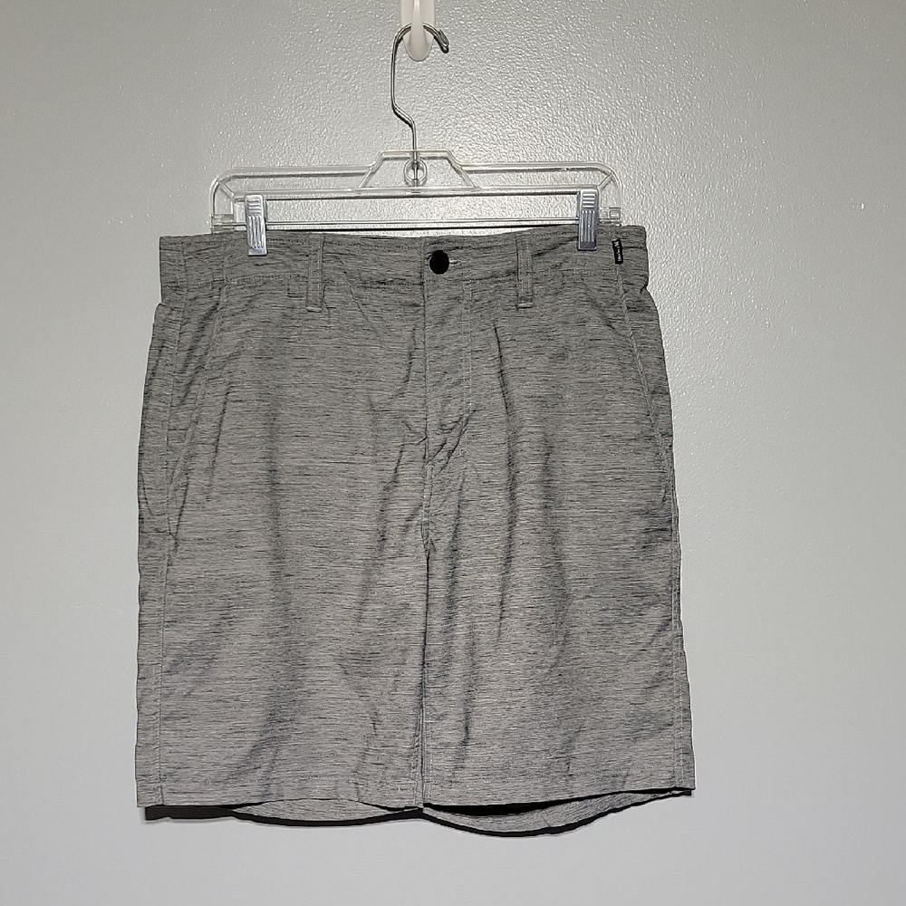 Hurley Nike Dri-Fit Cutback Mens Heather Gray Shorts Sz 31 Preppy, Skate, Surf